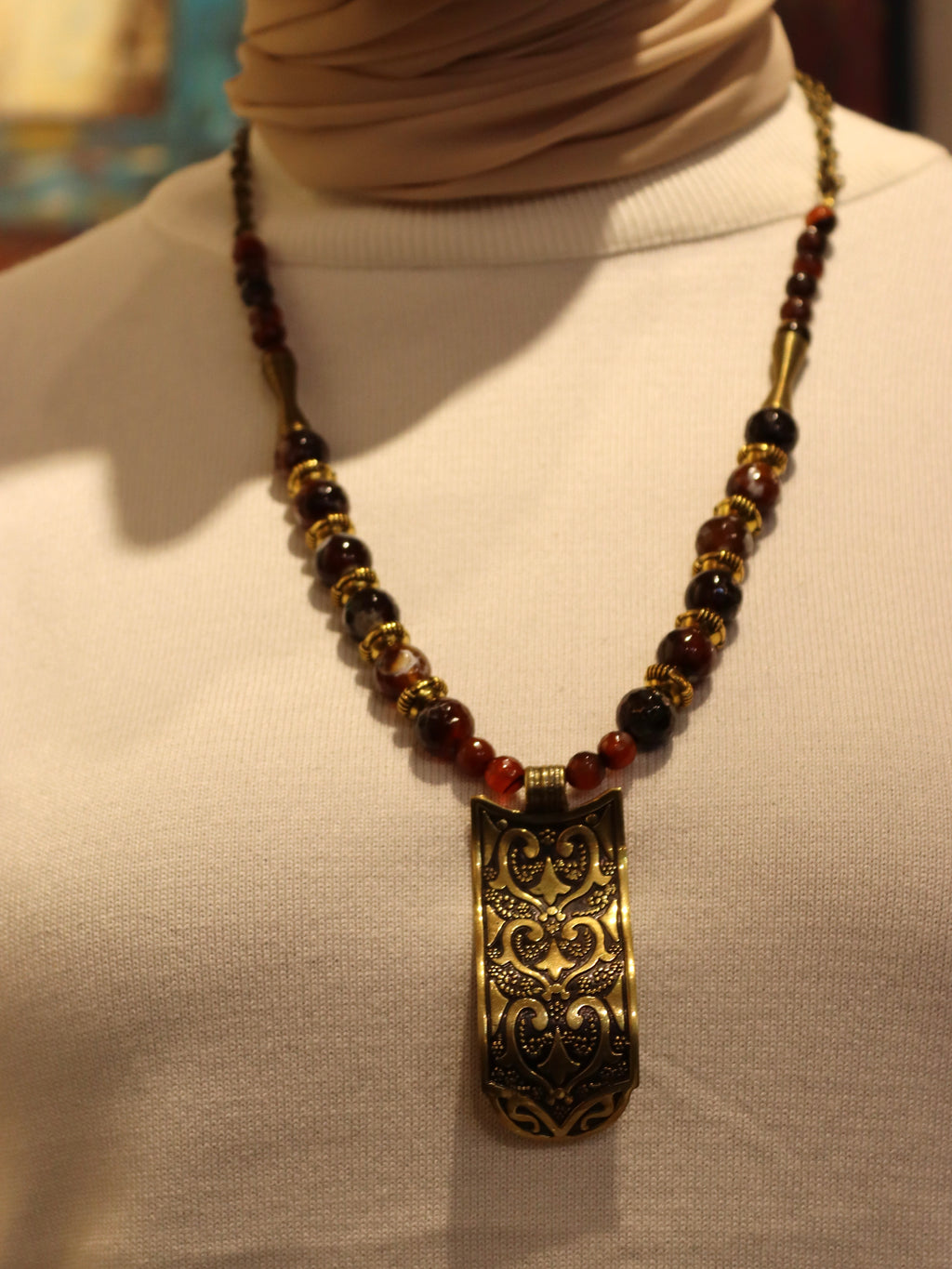 Golden Dune - Handemade Boho necklace | Egyptian inspired