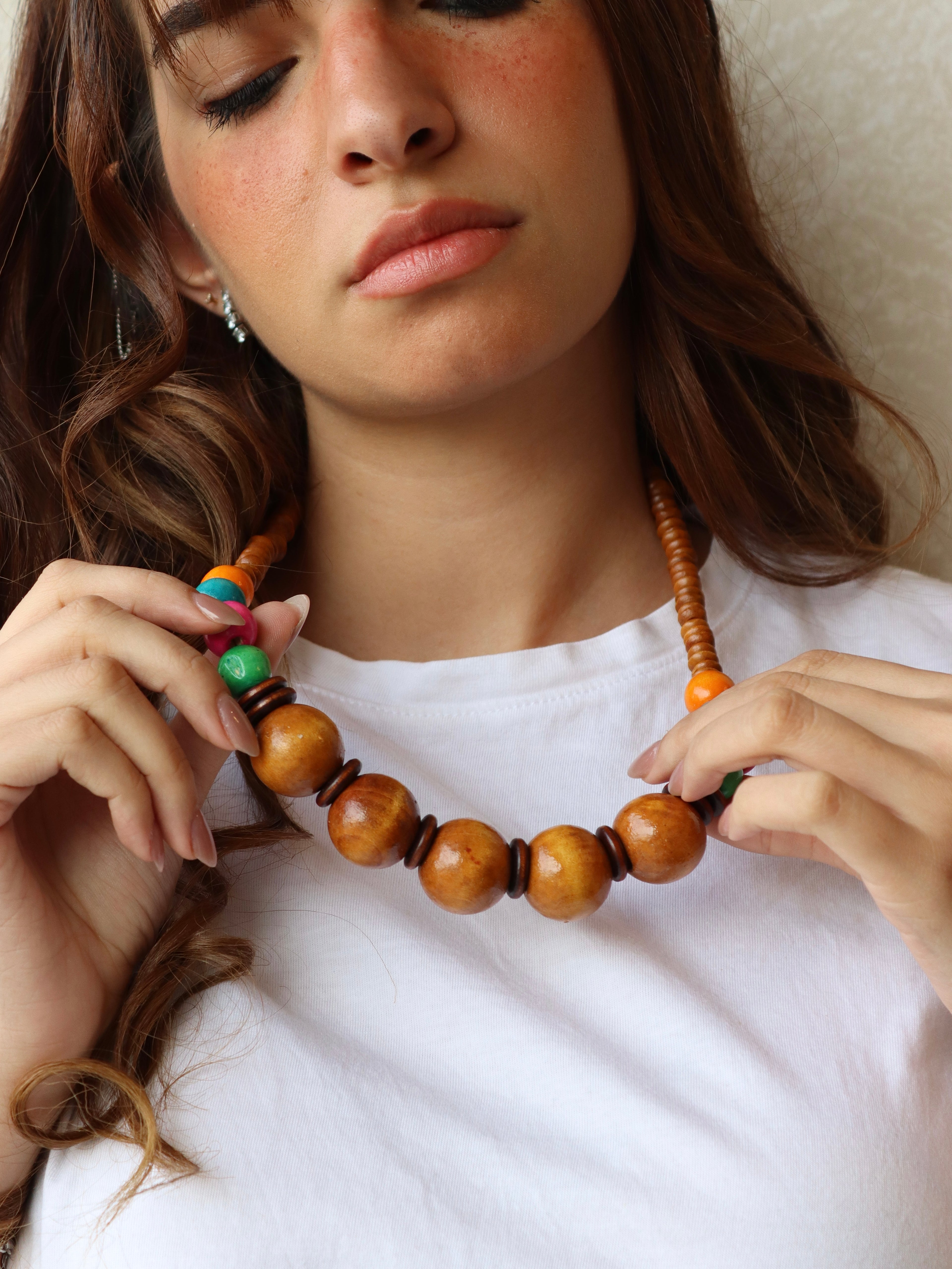 boheimian colorful necklace