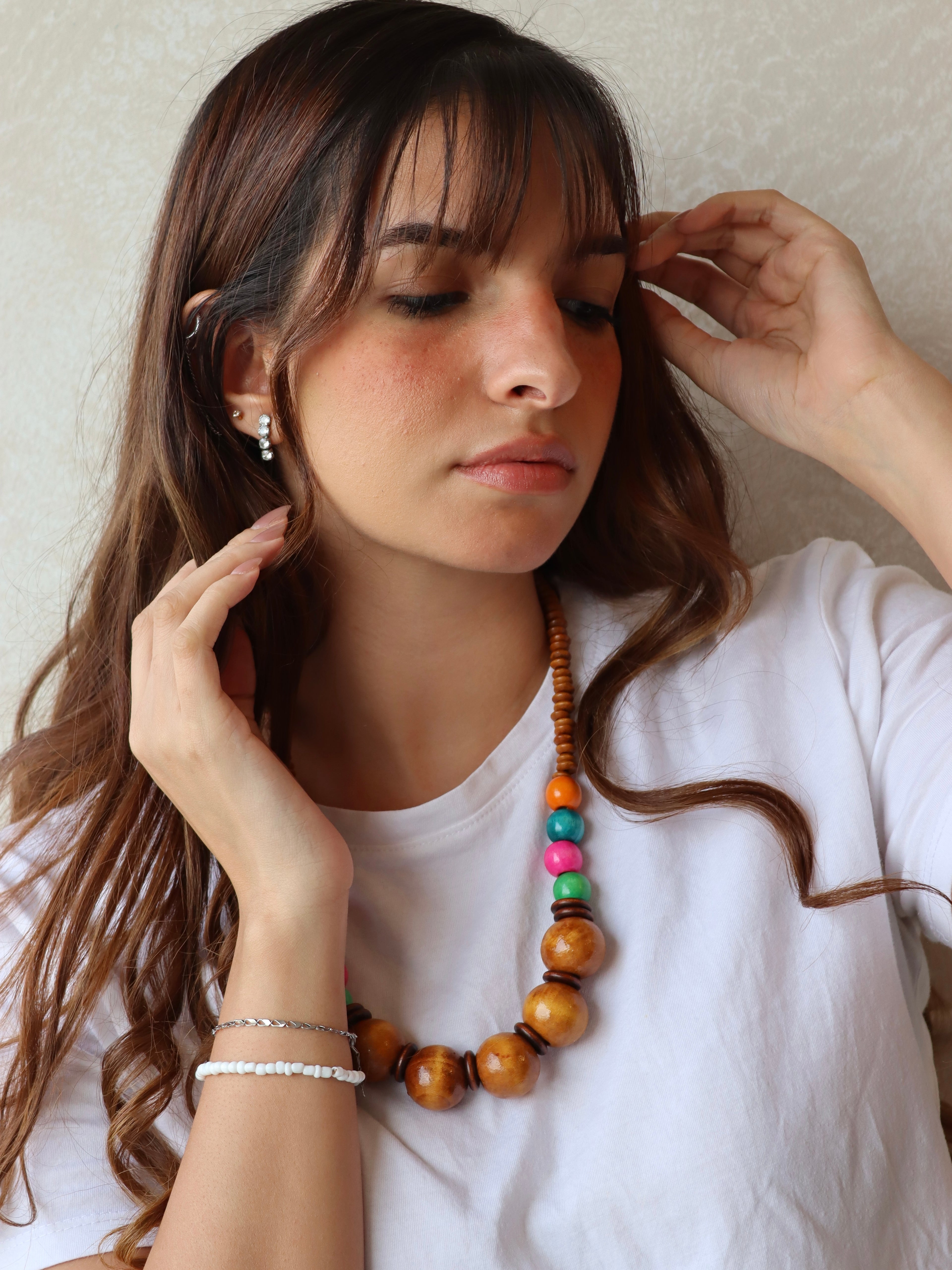 boheimian colorful necklace
