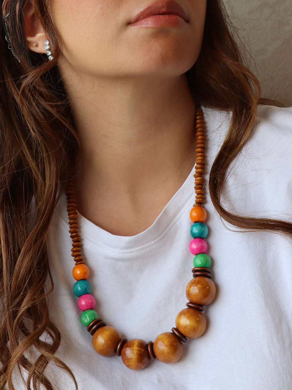 boheimian colorful necklace