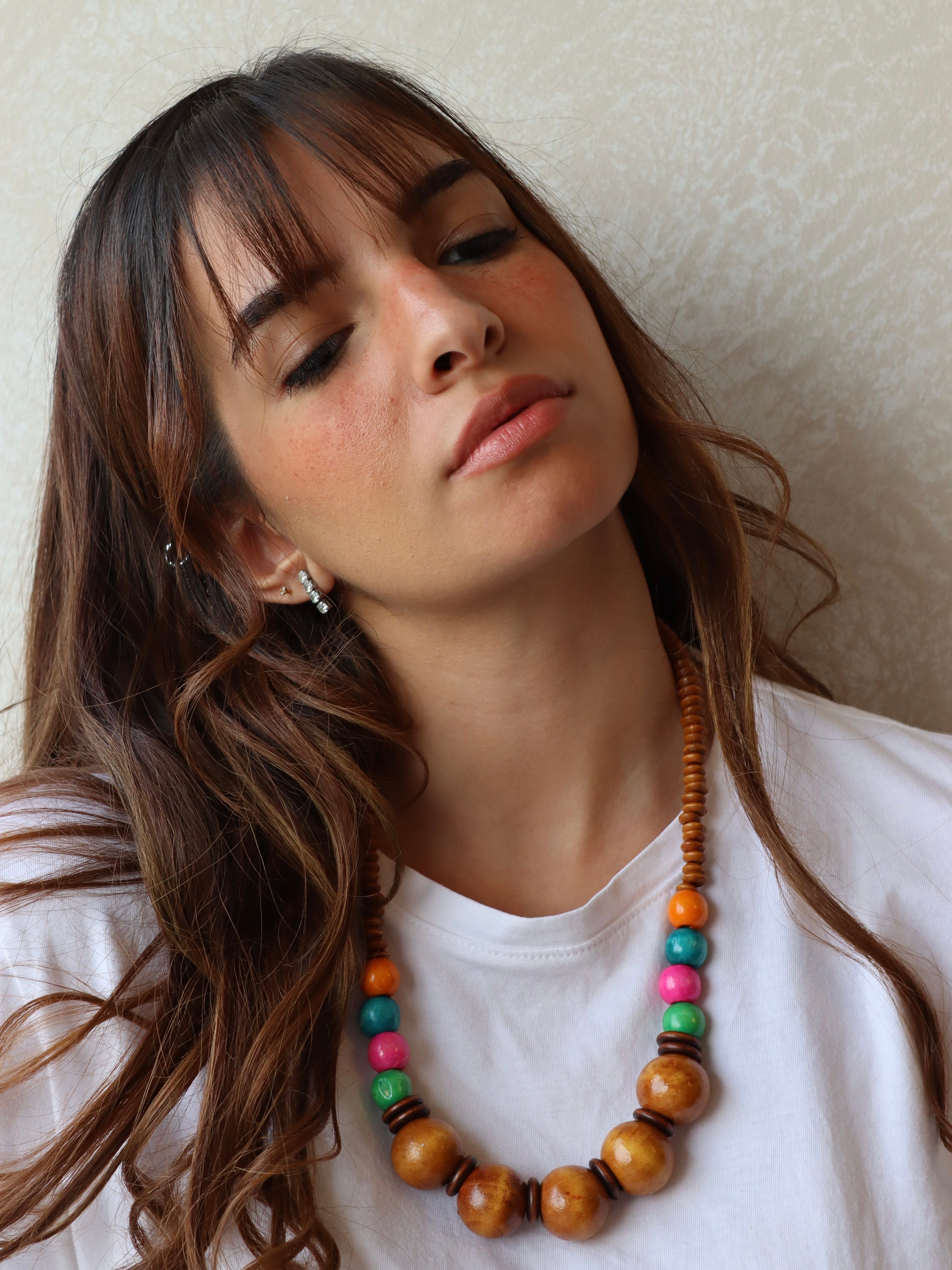 boheimian colorful necklace