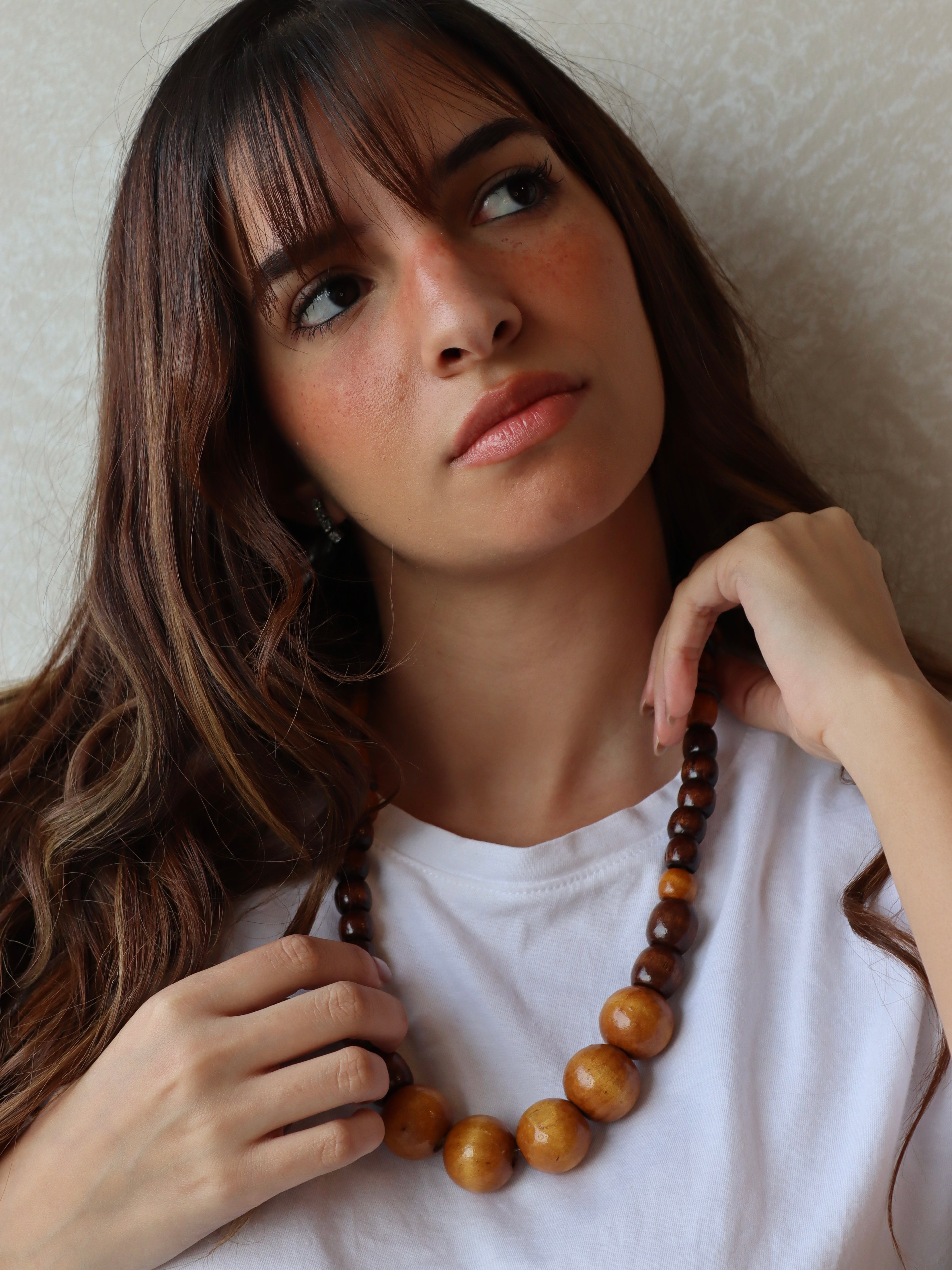 boheimian brown necklace