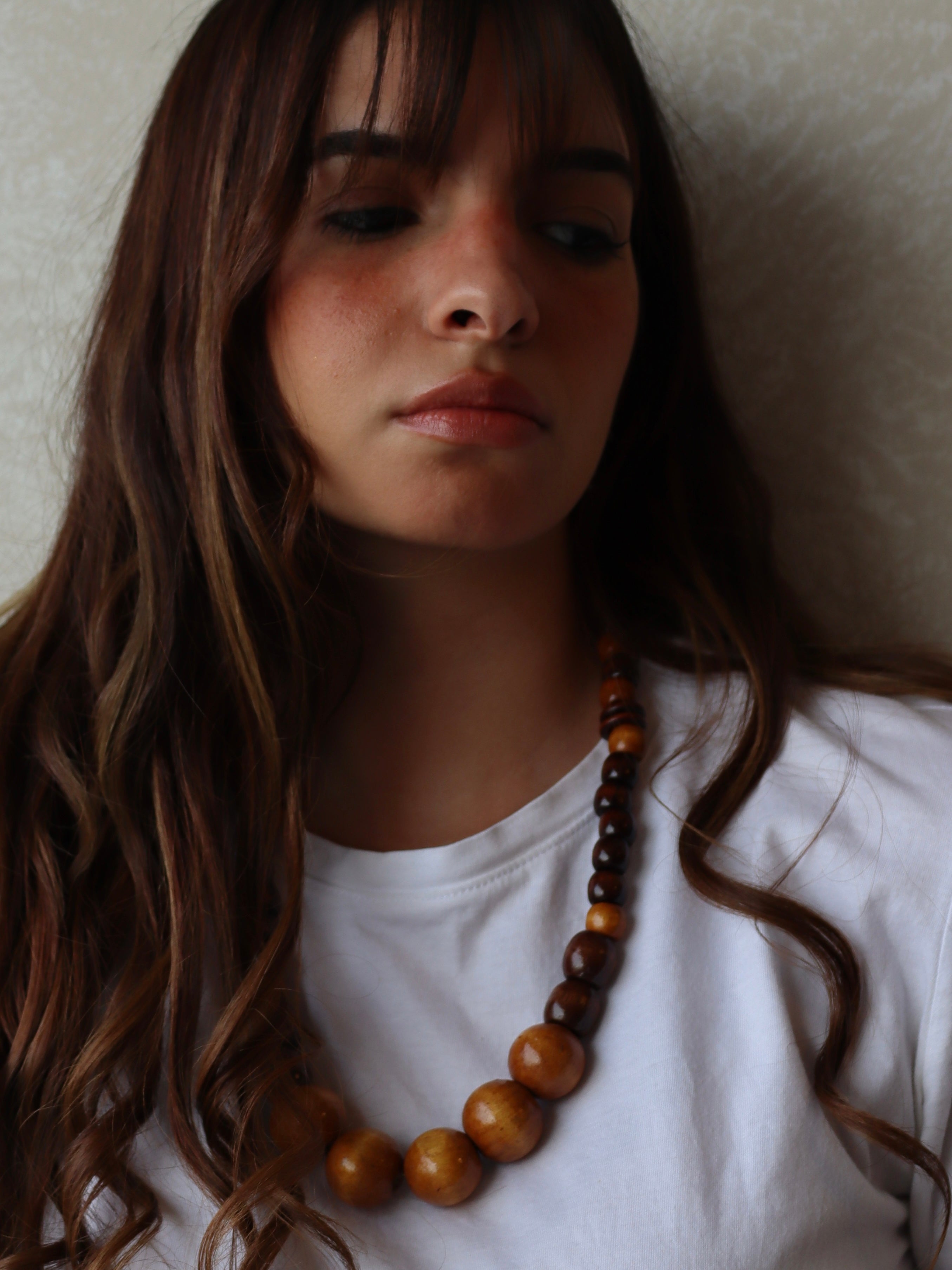 boheimian brown necklace
