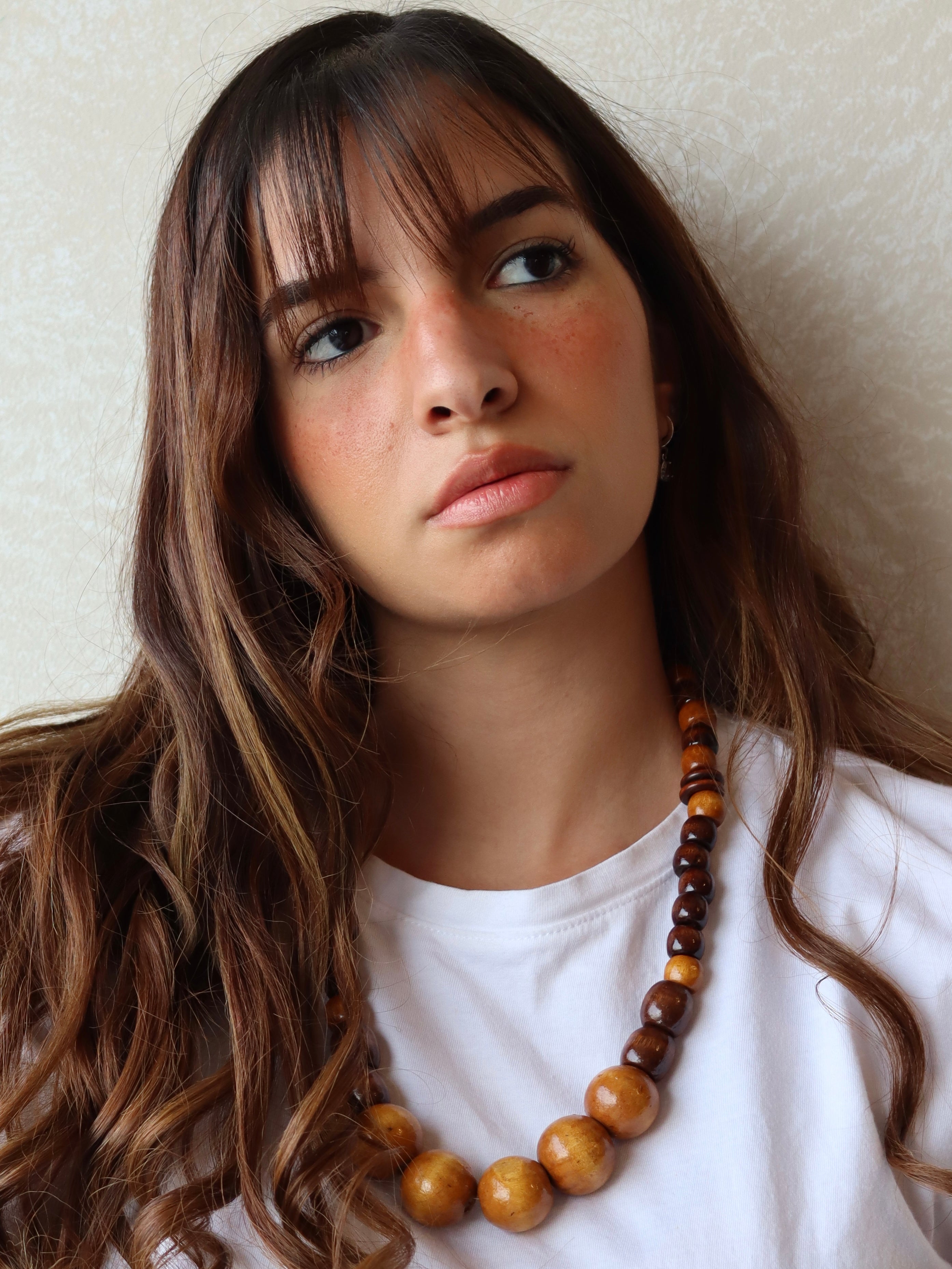 boheimian brown necklace