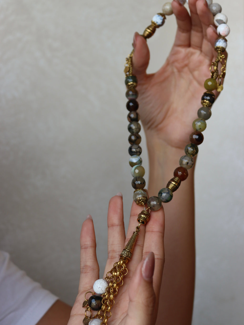agate rosary