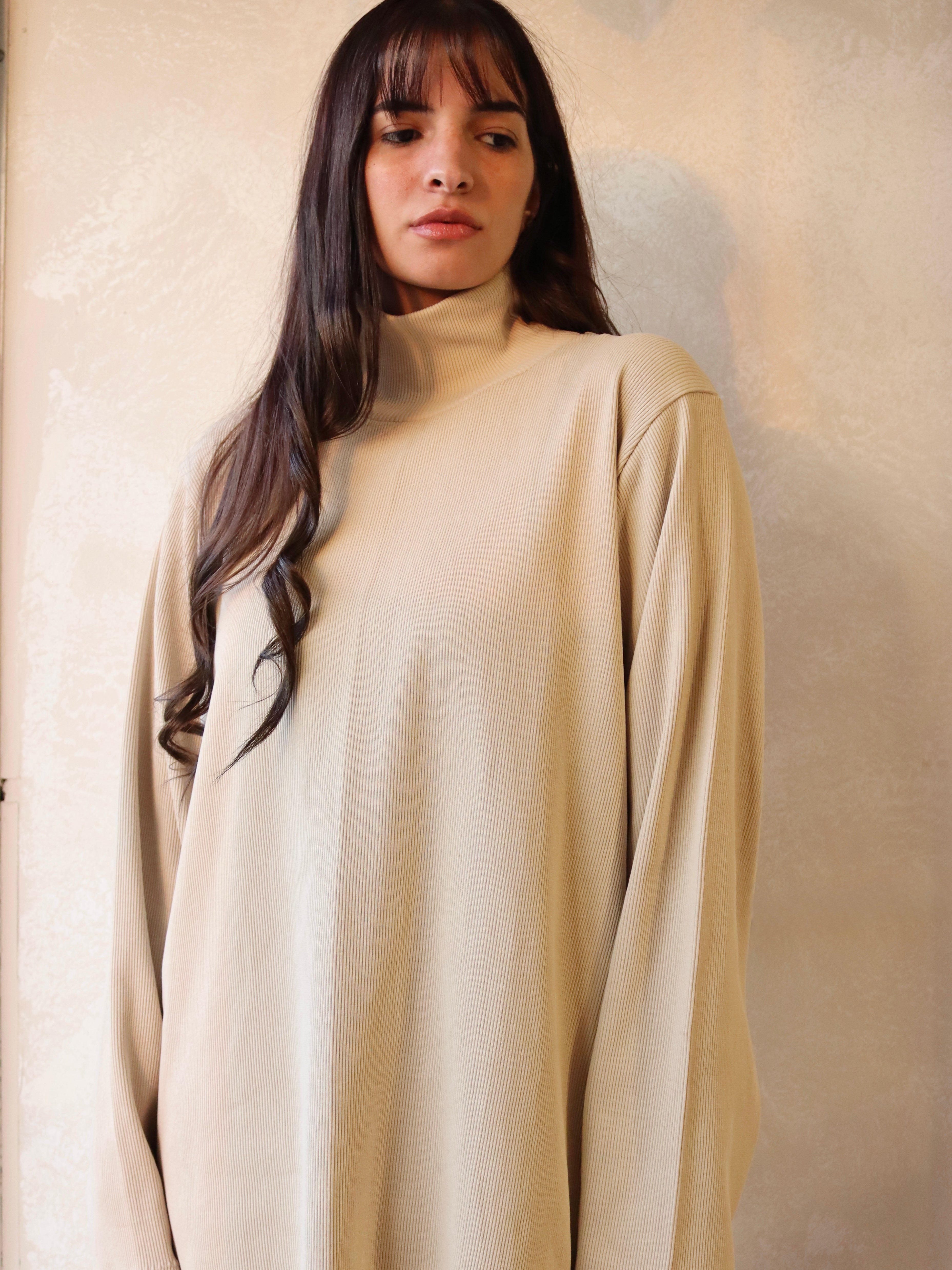 our oversized set in beige color