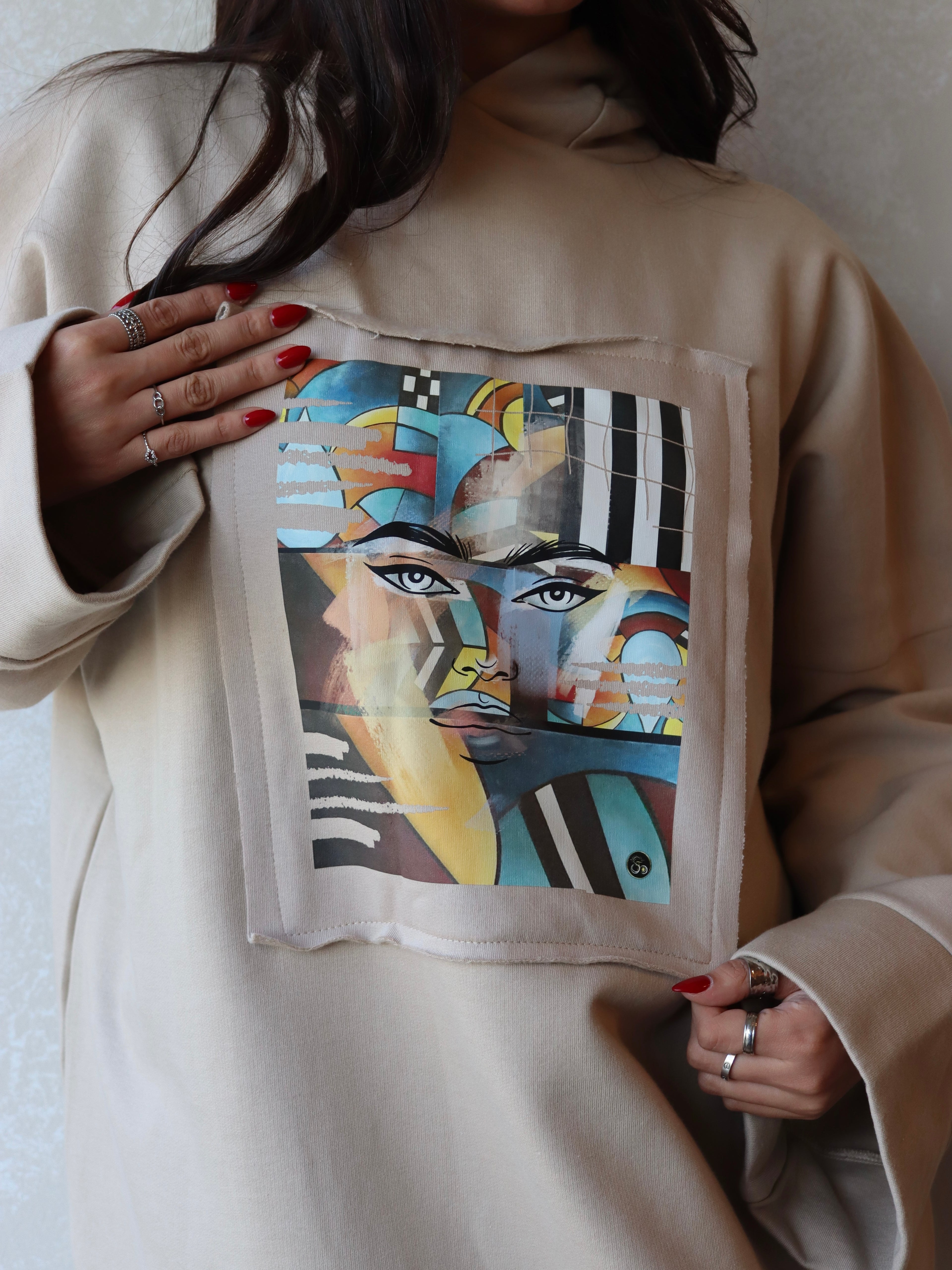 Abstract Hoodie