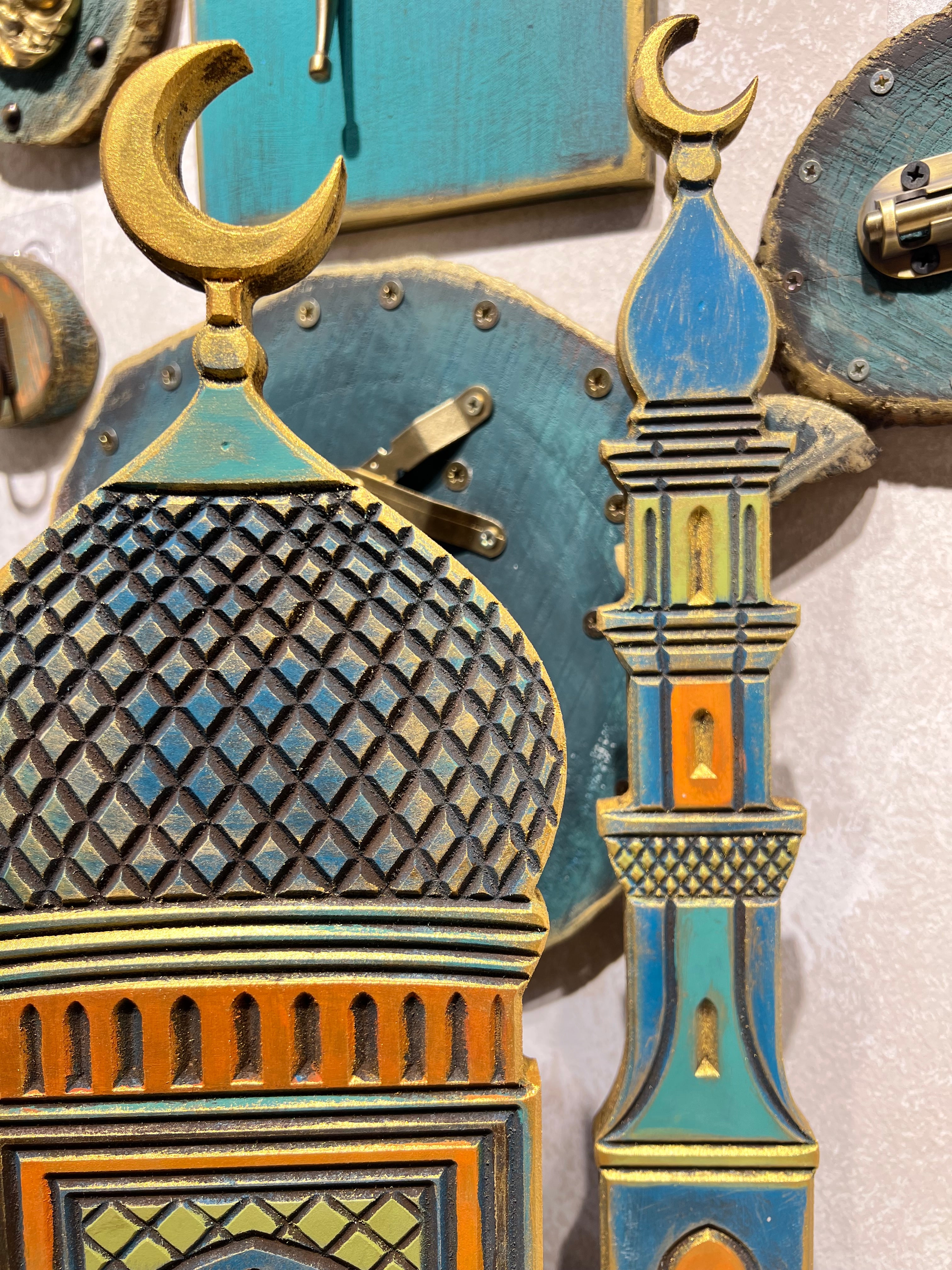 Small noor el mihrab in blue | Rd018