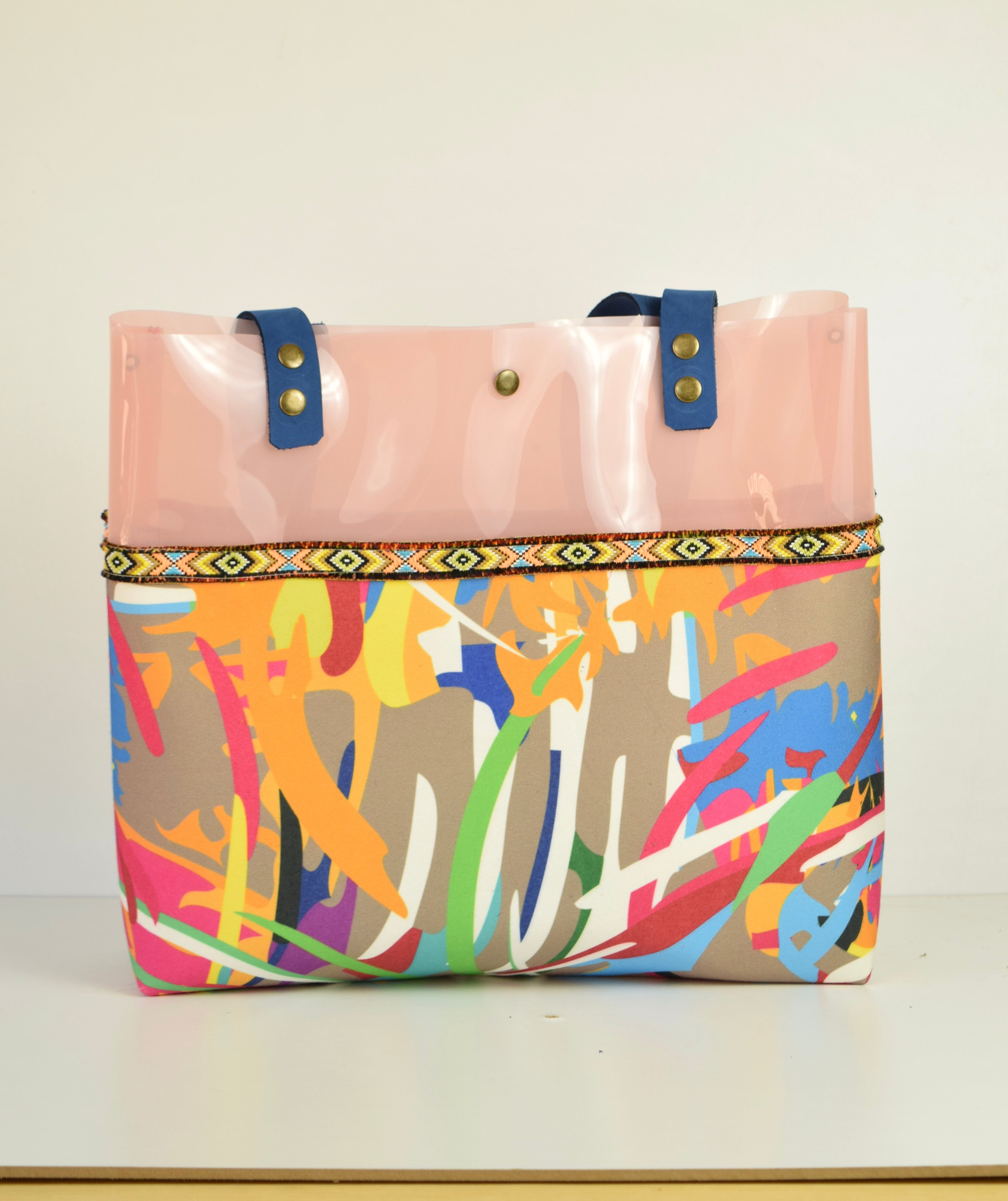 Simon Colorful Transparent Bag