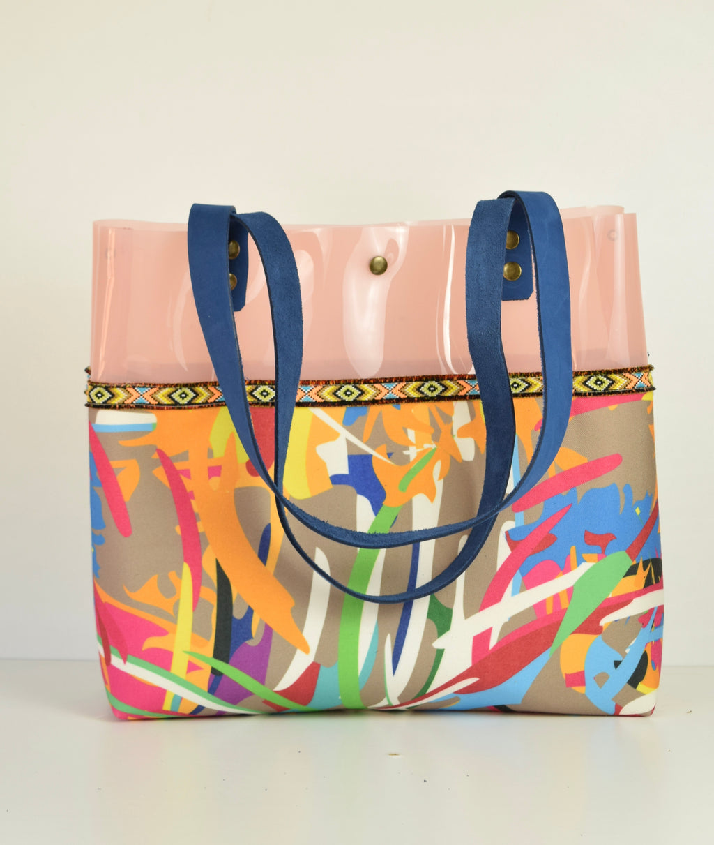 Simon Colorful Transparent Bag