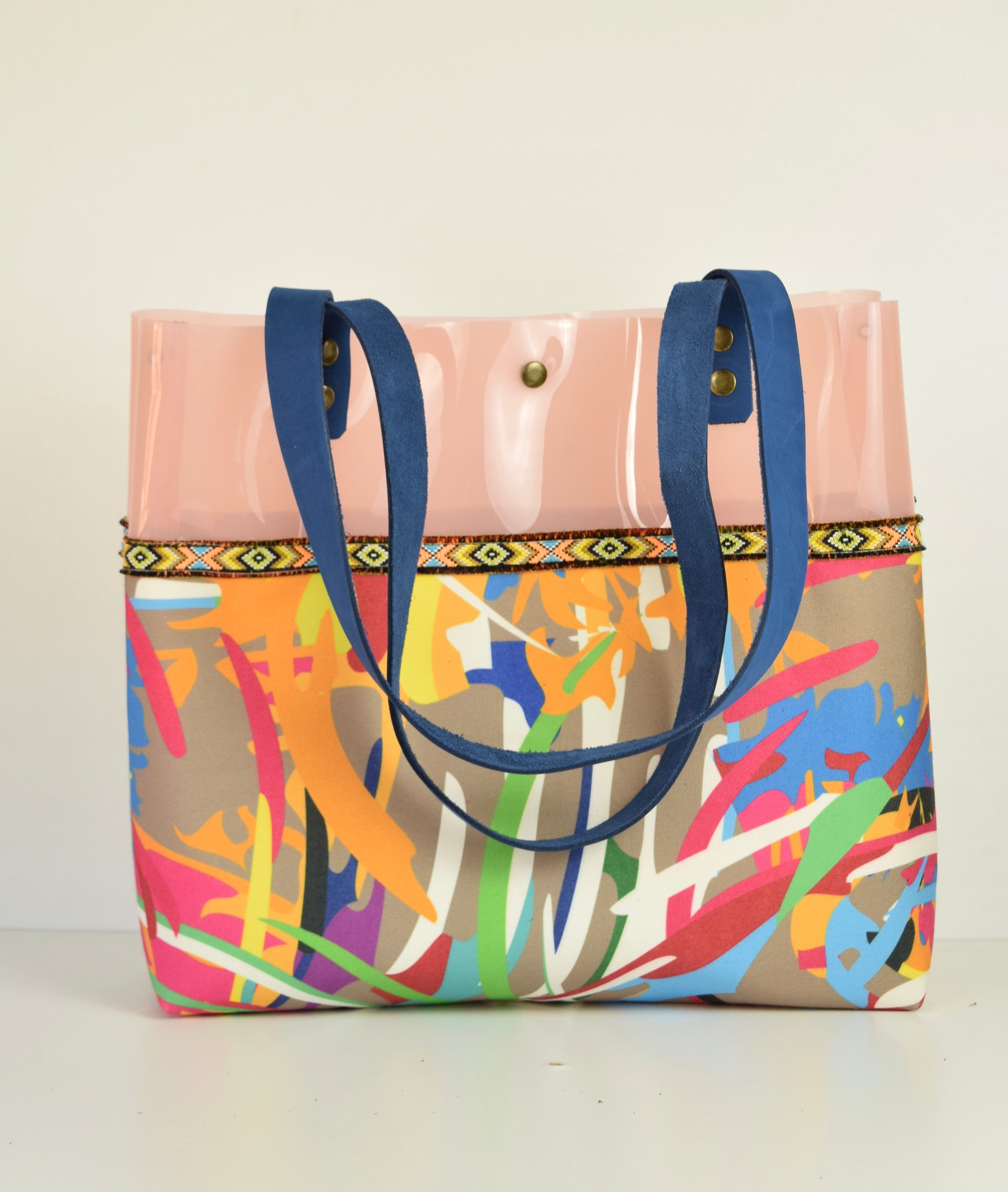 Simon Colorful Transparent Bag