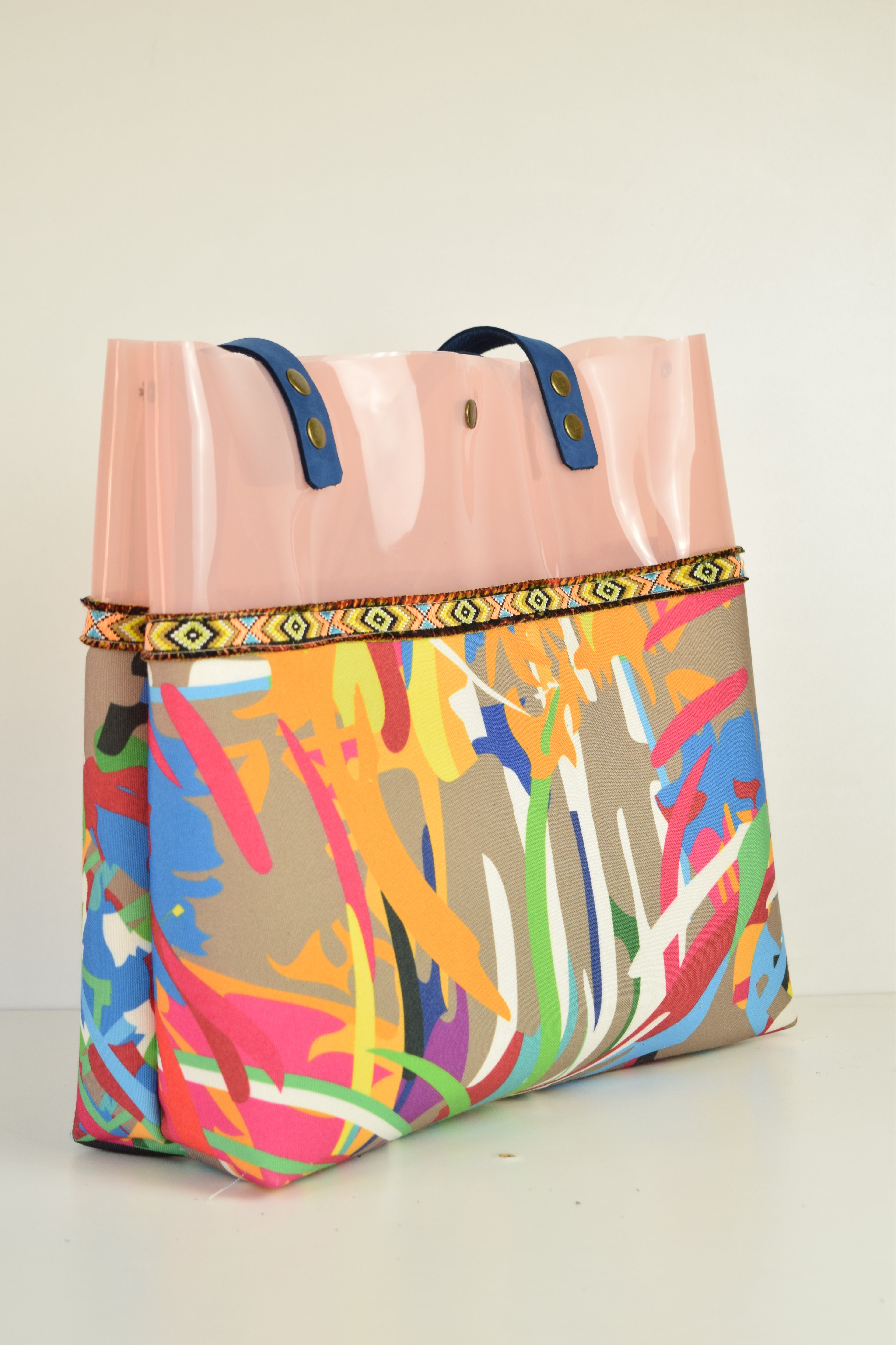 Simon Colorful Transparent Bag