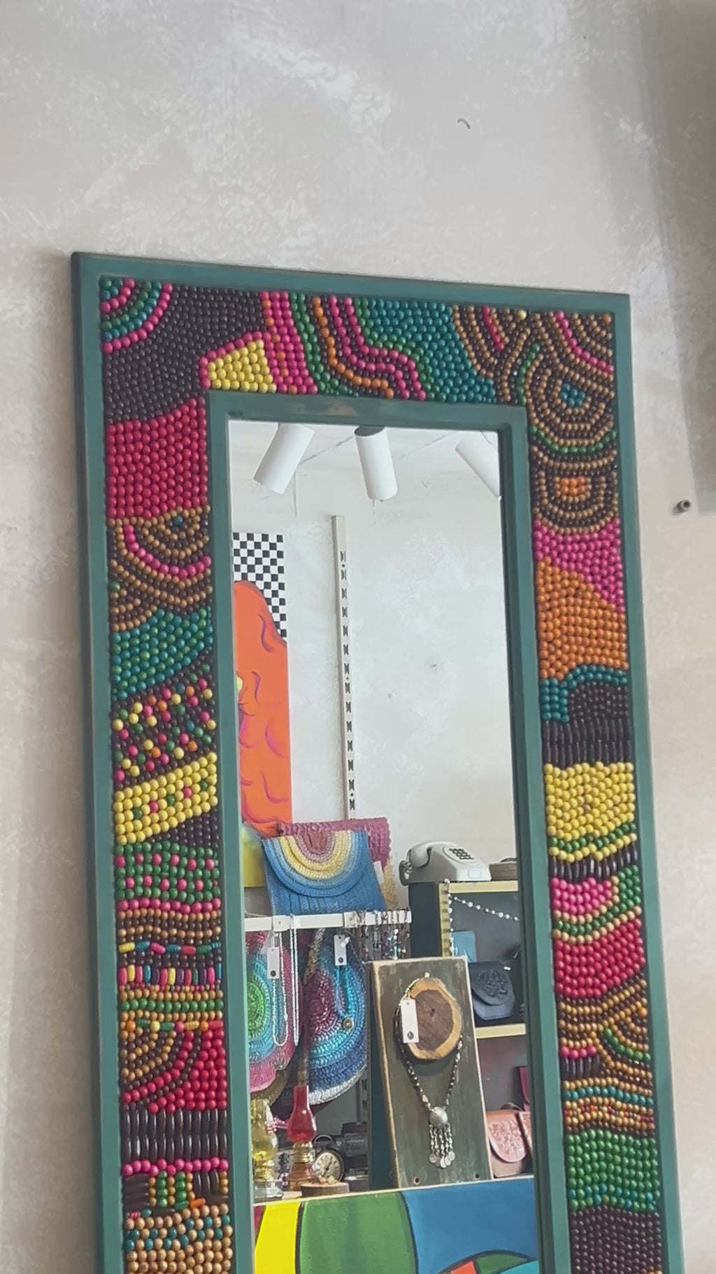 Mirror Mosaic workshop ورشة المراية بالموزاييك الخرز للاطفال من 6 - 11 سنوات