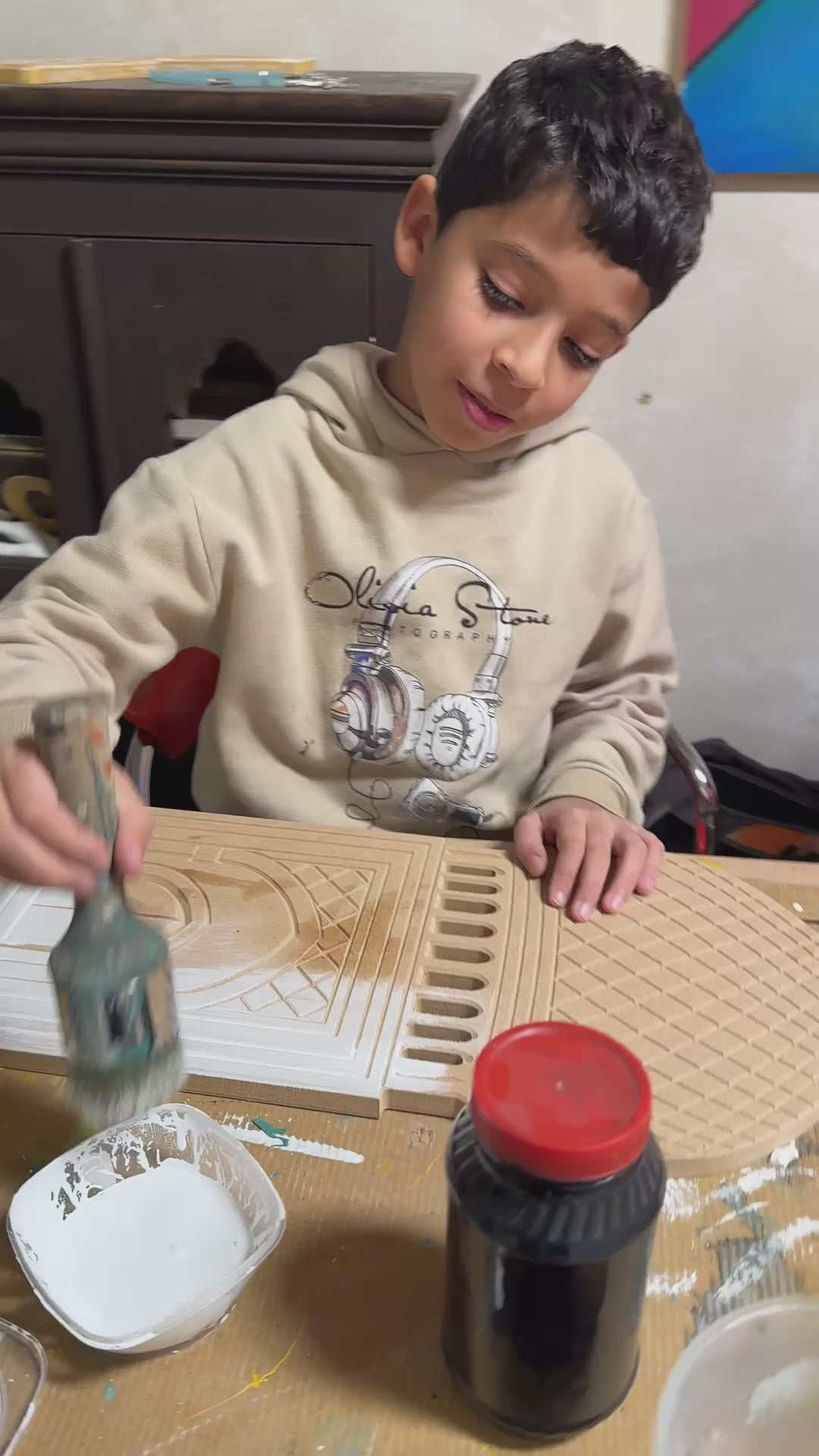 ورشة ديكور  الخشبي للأطفال Kids Decor workshop